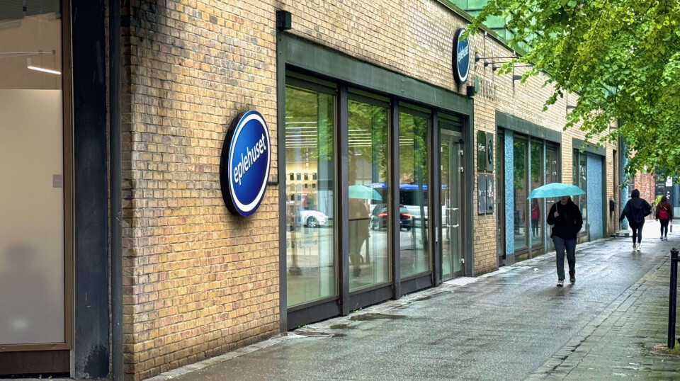 Flaggskipsbutikken til Eplehuset på Solsiden i Trondheim.