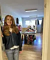 Malin Johansen, gründer av butikken for vintage-klær, er 20 år.