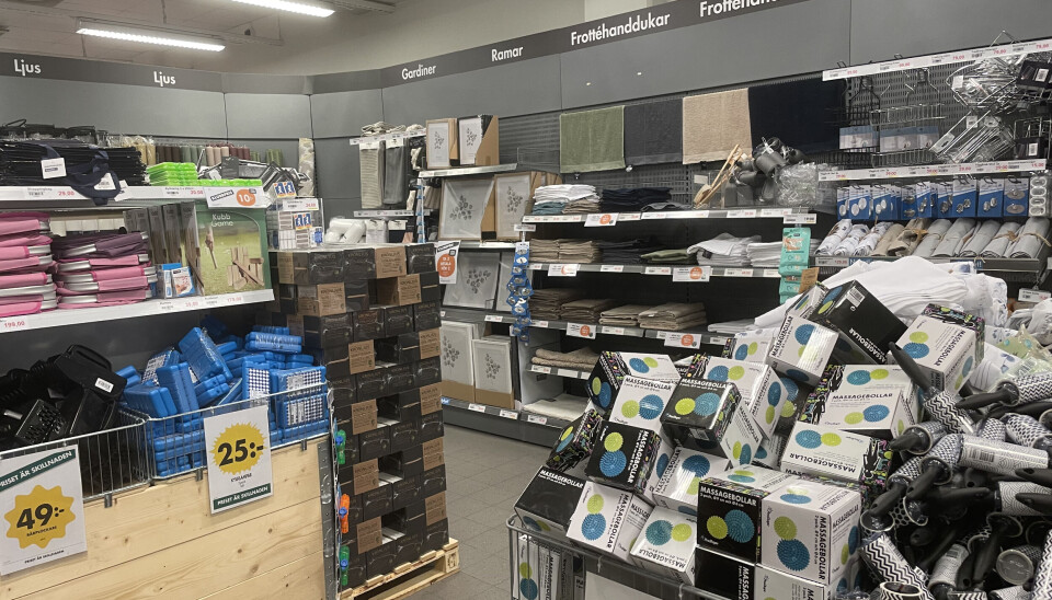 Kunder ser fort likhetene mellom ÖoB og Europris. Her fra ÖoB i Stockholm City. ÖoB Stockholm sentrum