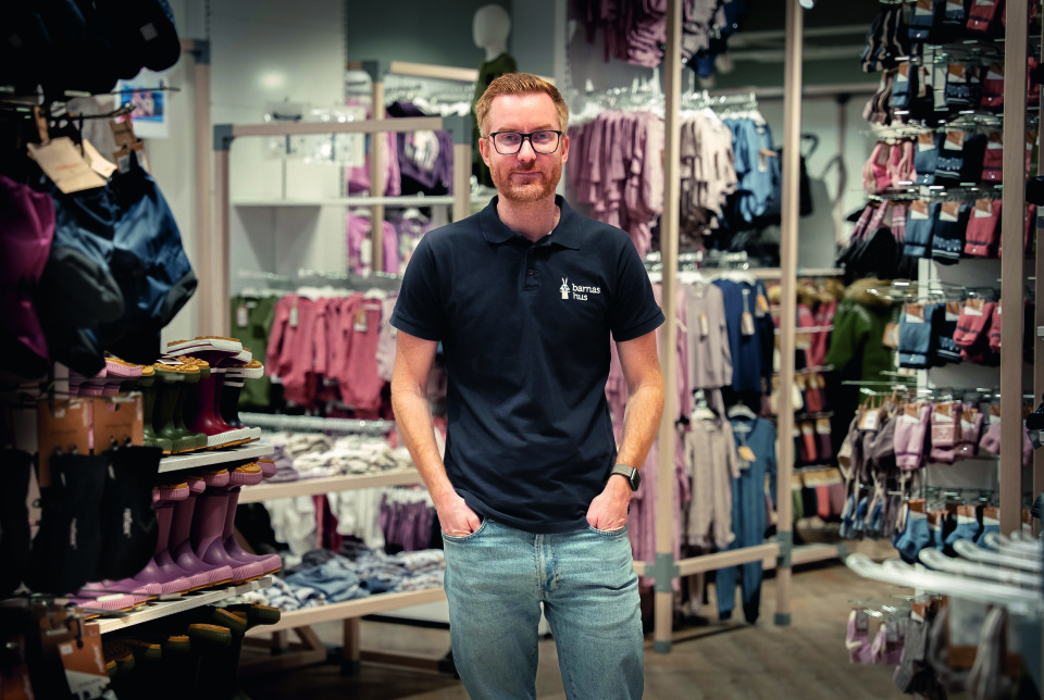 Sebastian Lann er retaildirektør i Barnas Hus. Sebastian Lann er retaildirektør i Barnas Hus.