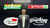 Christian Lindal, Joker, Spar, Nærbutikken og Snarkjøp-logoer i bakgrunnen.