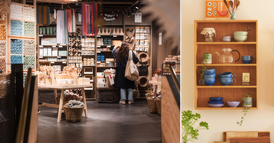 Søstrene Grenes nye butikk i Sandnes åpner 4. april. Interiørbilde fra butikken.