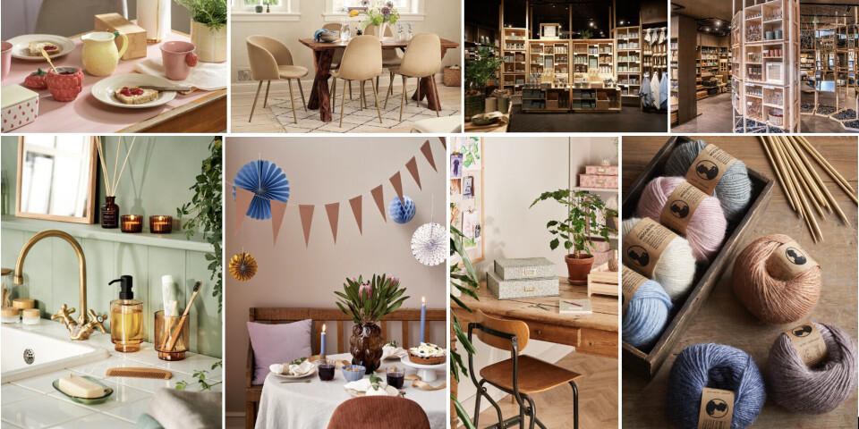 Butikken på Alti Brotorvet blir bygget på konseptet «Sansenes detaljhandel» som er inspirert av ideen om en by. Montasje av Søstrene Grene interiør