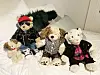 Build a bear-bamser med forskjellig uttrykk