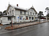 Fasade Grue Finnskog Forbruksforening. Svulrya, sveitserhus.