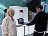 Siv Katralen og Anthony Huus i fotostudio