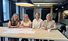 Fra venstre Ida Marie Andersen (Vander), Ingrid Rabo Halvorsen (Vander), Kristin Gade (AART) og Kristin Engebakken (AART).