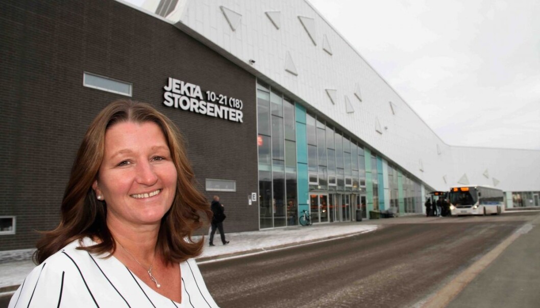 Senterleder Laila Myrvang på Jekta i Tromsø er fornøyd med nye leietakere på senteret. Senterleder Laila Myrvang på Jekta i Tromsø er fornøyd med nye leietakere på senteret.