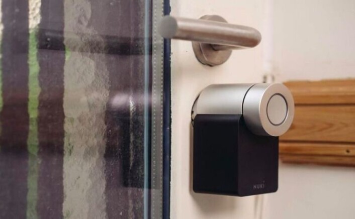 Intelligent lås som kan fjernåpnes med app. Intelligent lås som kan fjernåpnes med app.