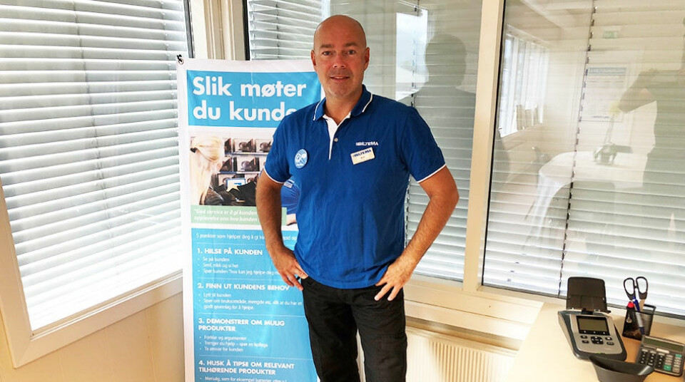 Rolf Lien Blakkestad: – Vi mener at det er fornuftig å holde dørene åpne og øke servicegraden i helgene. (Foto: Biltema)