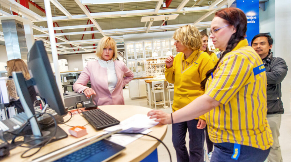  IKEAs første service & pick-up point åpnet i Tromsø 4. juni 2015.  Etter fem år var den opprinnelige planen et varehus skulle ta over i år. (Foto: IKEA)