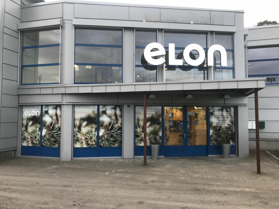 Fasaden til ELON i Sarpsborg. Alle fotos: ELON