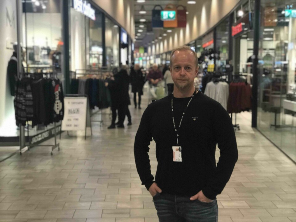 Tore Paulsen er er teknisk sjef for Charlottenbergs Shoppingcenter. Foto: Olav Thon Gruppen