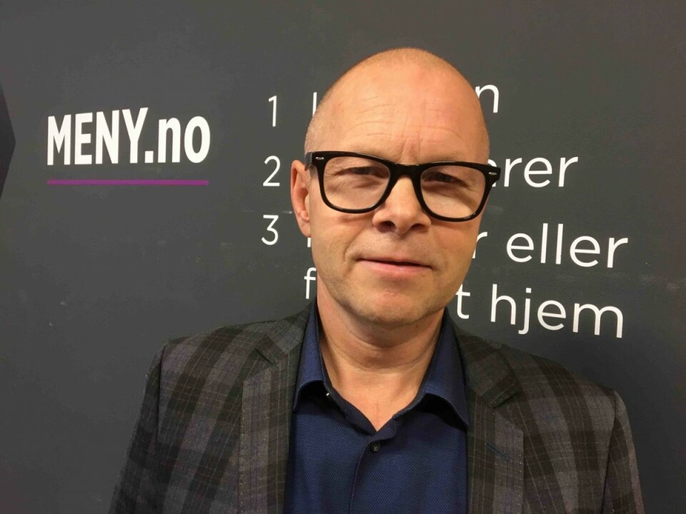 Knut Nyløkken er netthandelssjef i Meny. Foto: Meny