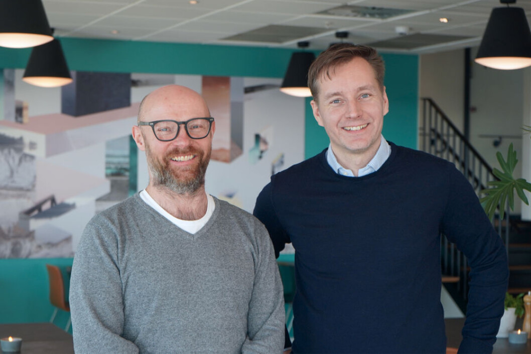 Går sammen for å fokusere på det norske markedet. Her Thomas Jensen (t.v.), CEO i QuickPay, og Claus Methmann Christensen, CEO i Clearhaus. Går sammen for å fokusere på det norske markedet. Her Thomas Jensen (t.v.), CEO i QuickPay, og Claus Methmann Christensen, CEO i Clearhaus.