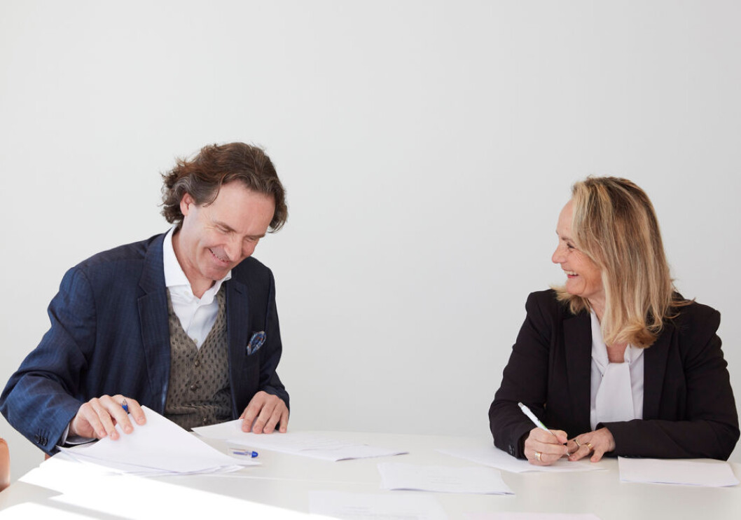 Stefan Lebrot og Anneli Sjöstedt har funnet tonen. Stefan Lebrot og Anneli Sjöstedt har funnet tonen.