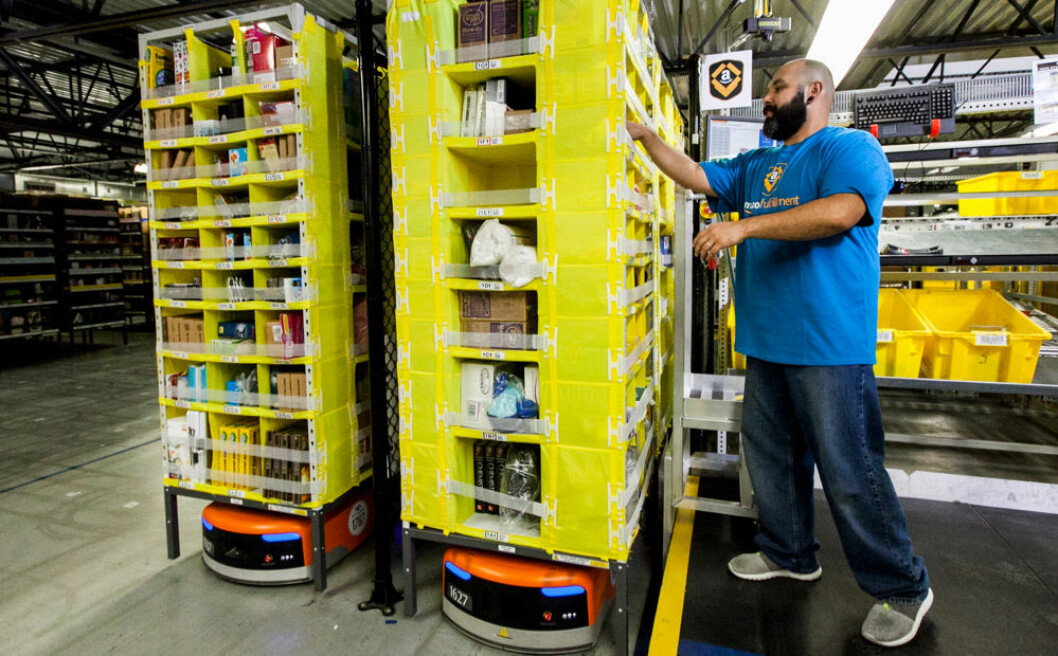 Amazon investerer 800 millioner dollar for å oppgradere varehus og infrastruktur for å halvere leveringstiden til én dag for sine Prime-kunder. (Foto: Amazon)