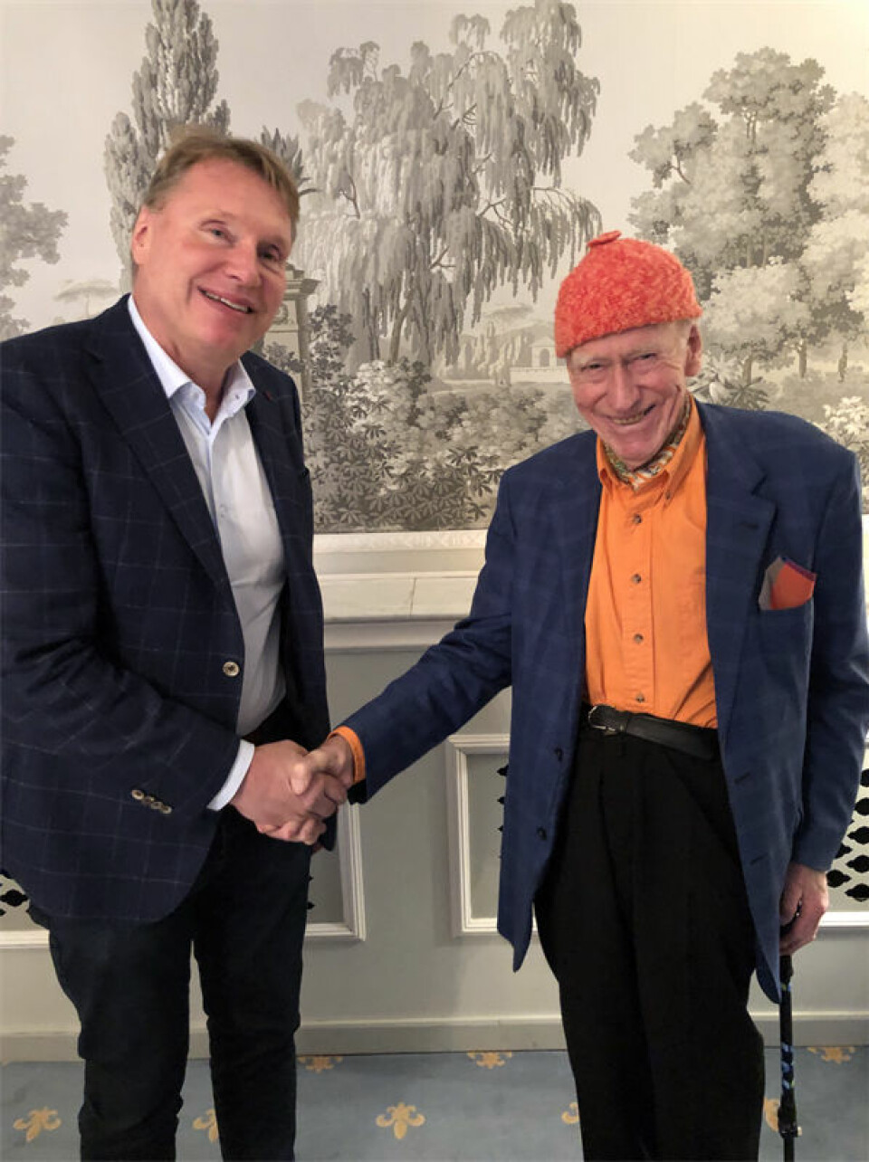 Samarbeidet mellom Karl-Johan Blank, eier og konsernsjef i Jula, og Olav Thon styrkes ytterligere. Foto: Jula