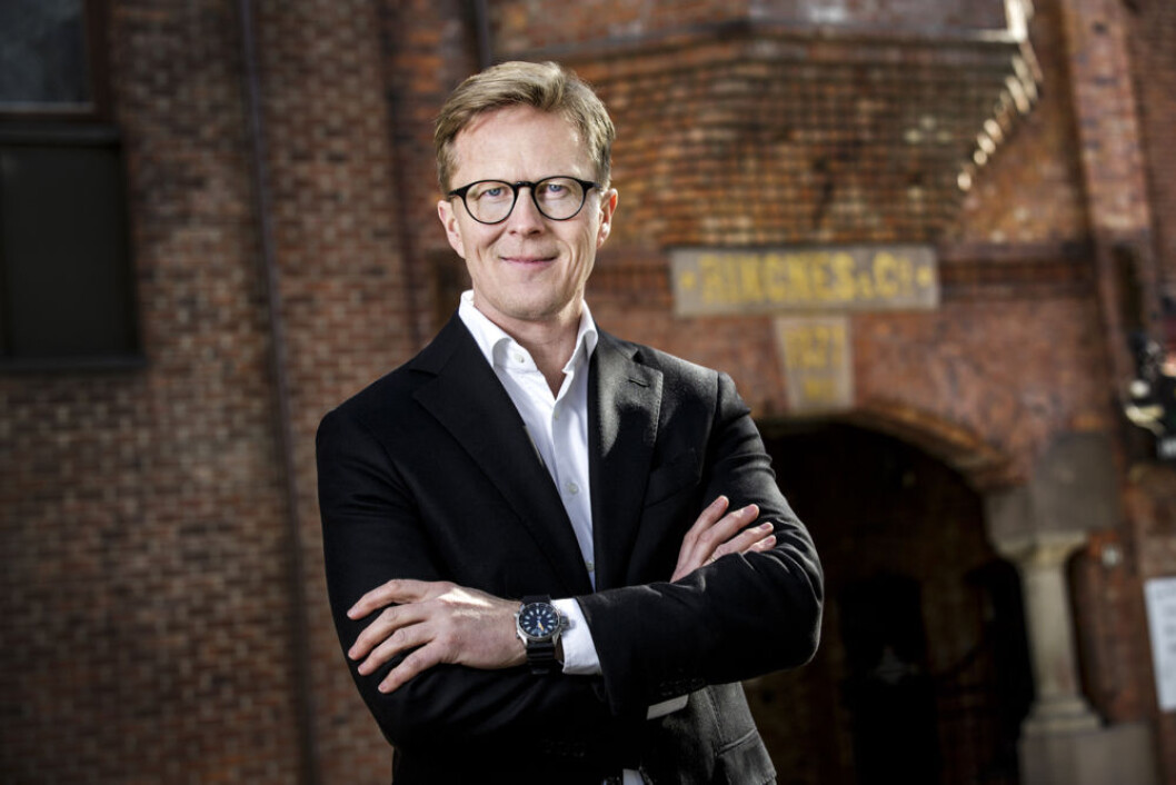 Anders Røed legger fram bærekraftrapport. (Foto: Ringnes) Anders Røed legger fram bærekraftrapport. (Foto: Ringnes)