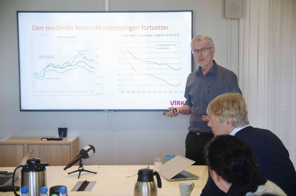 Lars Haartveit er sjeføkonom i Virke. Foto: Virke