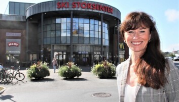 Senterleder Gro Collett ved Ski Storsenter. Senterleder Gro Collett ved Ski Storsenter.