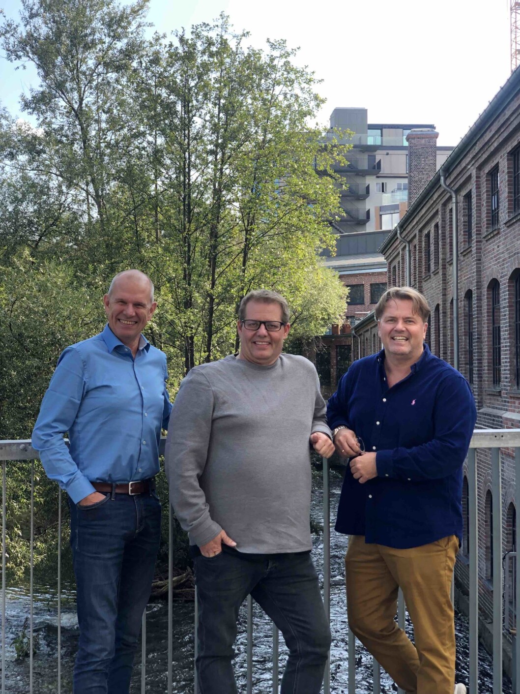 F.v.: Finn Bjørsrud (adm. dir. i Puume), John Ødegaard (daglig leder I Ødegaard Design) og Ståle A. Møystad Østhaug (managing partner i FOLL reklamebyrå) skal være one stop partner for kundene. Foto: Maiken Eriksen F.v.: Finn Bjørsrud (adm. dir. i Puume), John Ødegaard (daglig leder I Ødegaard Design) og Ståle A. Møystad Østhaug (managing partner i FOLL reklamebyrå) skal være one stop partner for kundene. Foto: Maiken Eriksen