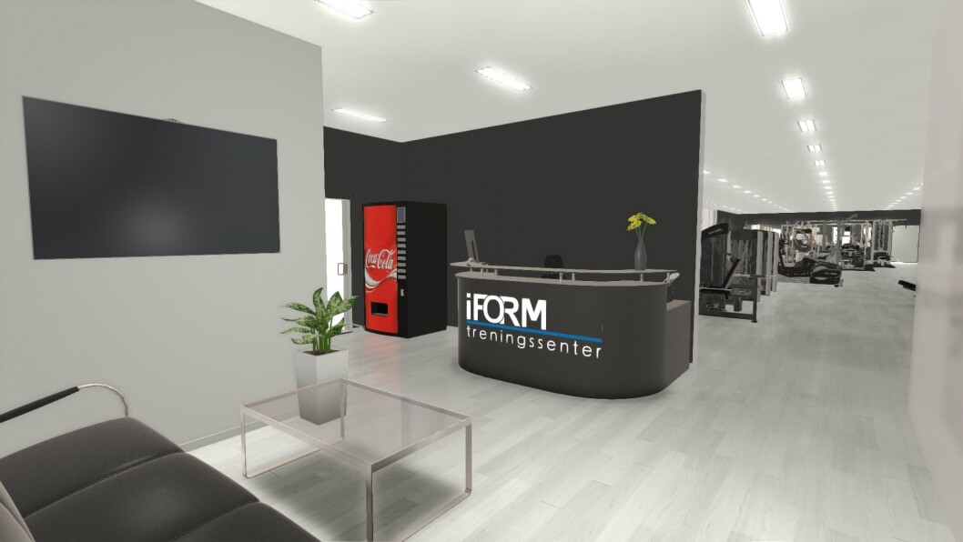 Skisse av det 700 kvm store treningssenteret som nå etablerer seg i kjøpesenteret på Stathelle. (Illustrasjon: iFORM Stathelle) Skisse av det 700 kvm store treningssenteret som nå etablerer seg i kjøpesenteret på Stathelle. (Illustrasjon: iFORM Stathelle)