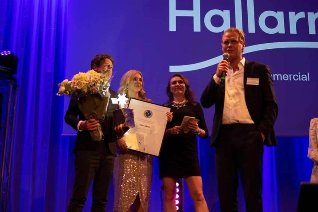 Hallarna ble kåret til Årets kjøpesenter på NCSC Sweden Awards 2019.