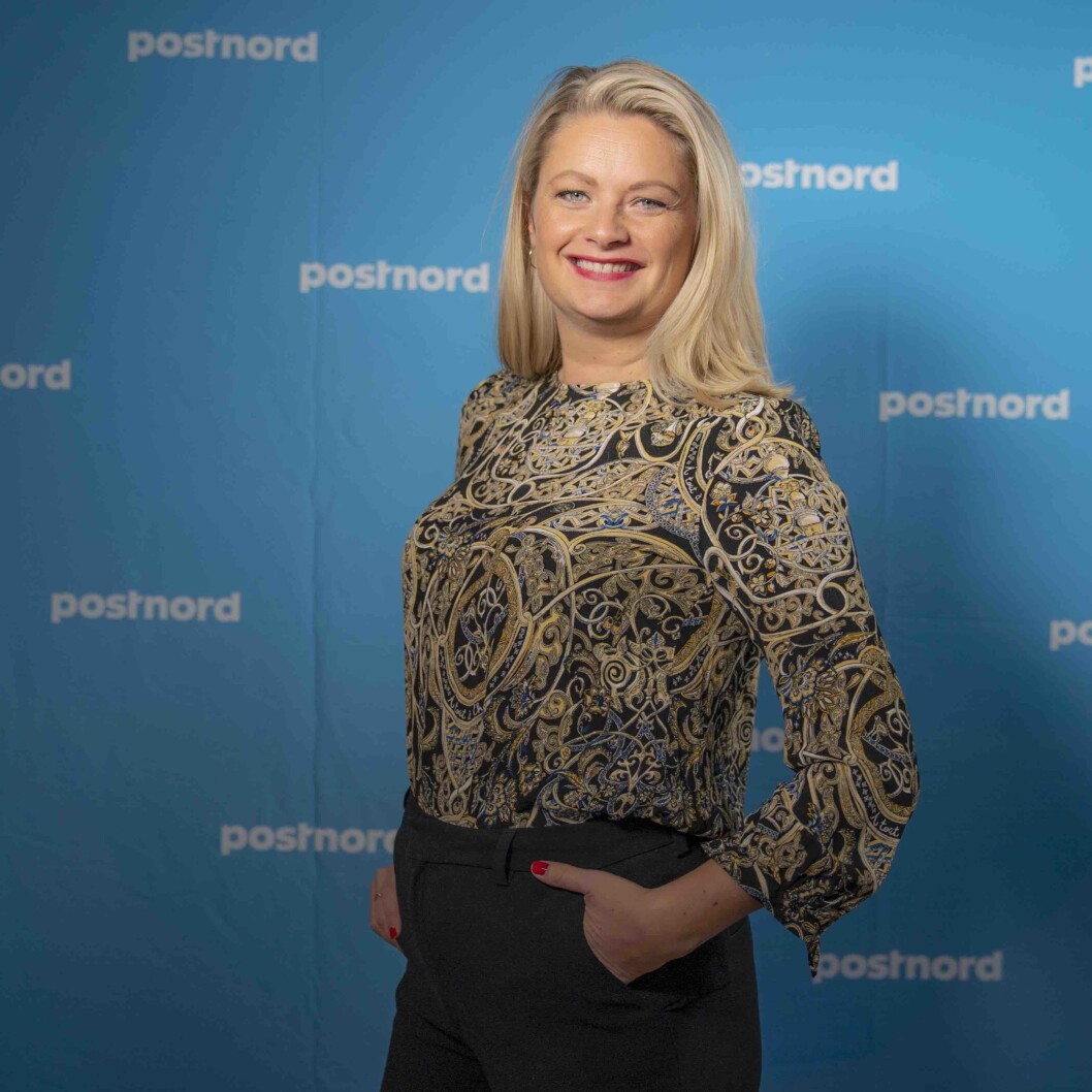 Rikke Kyllenstjerna fortalte om de ferskeste netthandelstrendene på E-day. Foto: PostNord Rikke Kyllenstjerna fortalte om de ferskeste netthandelstrendene på E-day. Foto: PostNord