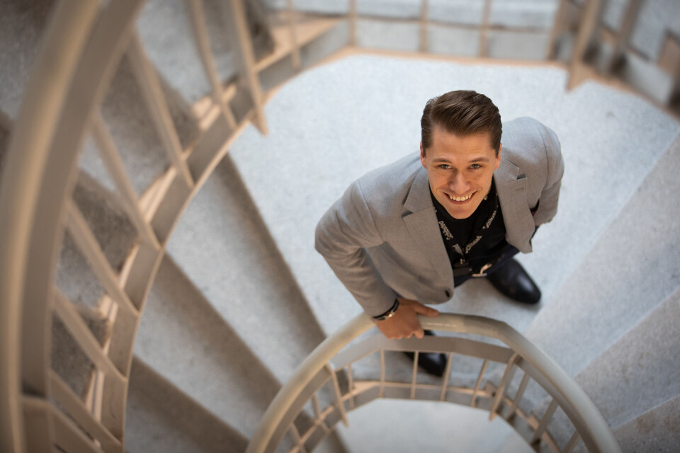 Martin Meiner: – Vi brukte bare noen få dager på å sette i stand farsdagskampanjen. (Foto: John Einar Sandvand)