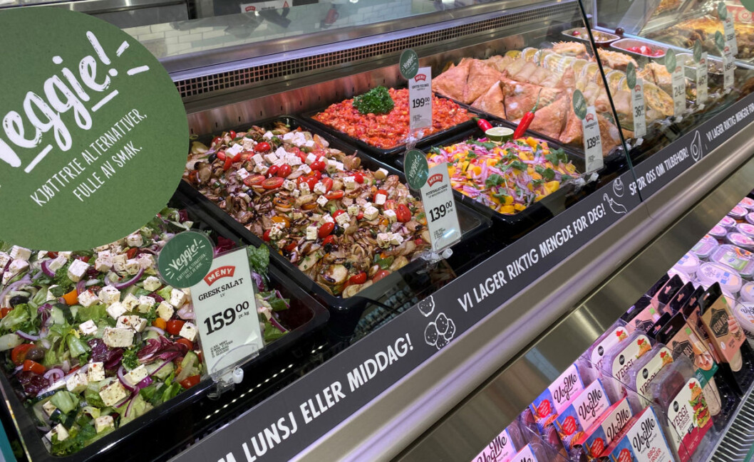 Stadig mer ‘veggie’ i hyllene. (Foto: MENY) Stadig mer ‘veggie’ i hyllene. (Foto: MENY)