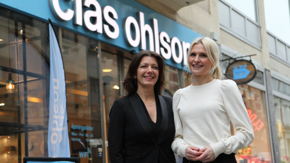 Anne-Cecilie Kaltenborn og Stine Trygg-Hauger (Foto: NHO Service og Handel)