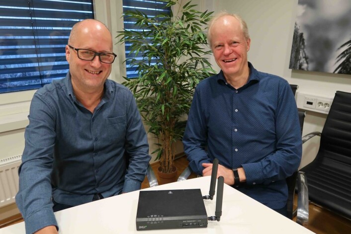 Morten Karlsen og Jan Erik Bjerkholt i Nettec har lansert mobilt nett som en skreddersydd løsning for retail. Foto: Nils Vanebo. Morten Karlsen og Jan Erik Bjerkholt i Nettec har lansert mobilt nett som en skreddersydd løsning for retail. Foto: Nils Vanebo.