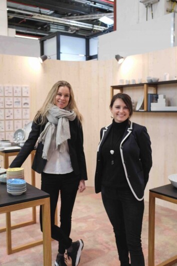 Anne Kristine Rugland, som er direktør i Figgjo og Sarah Bulmer som er business developer i LMT Provisions – Figgjo-forhandler I USA, med hovedkontor i New York. Anne Kristine Rugland, som er direktør i Figgjo og Sarah Bulmer som er business developer i LMT Provisions – Figgjo-forhandler I USA, med hovedkontor i New York.