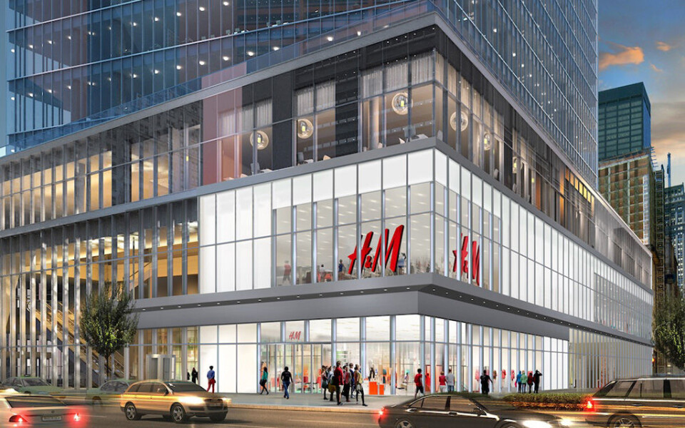MILJØBUTIKK: H&Ms nye butikk på Lower Manhatten.