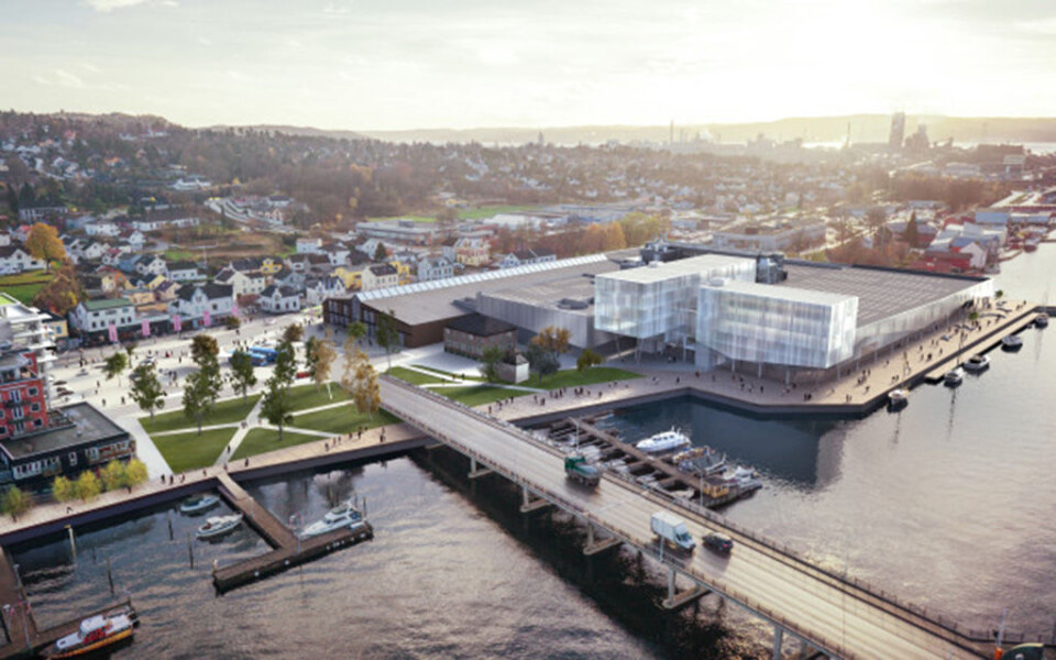 UTVIKLING: Down Town er under utvikling og neste år åpner XXL sin første butikk i Telemark i senteret. Foto: Citycon