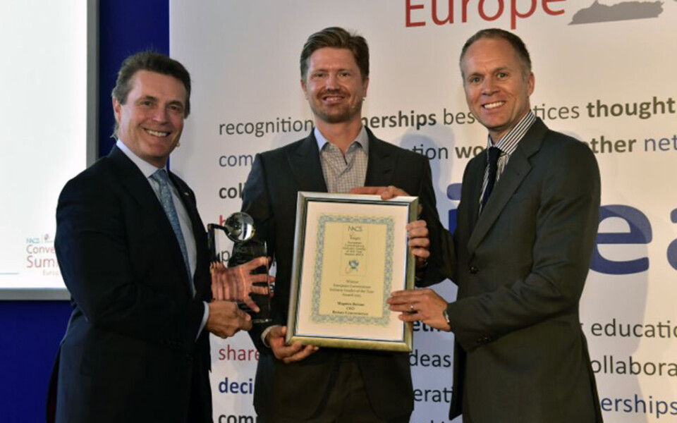 INTERNASJONAL HEDER: Magnus Reitan er kåret tip 2015 NACS Insight European Convenience Industry Leader of the Year. Foto: Reitangruppen