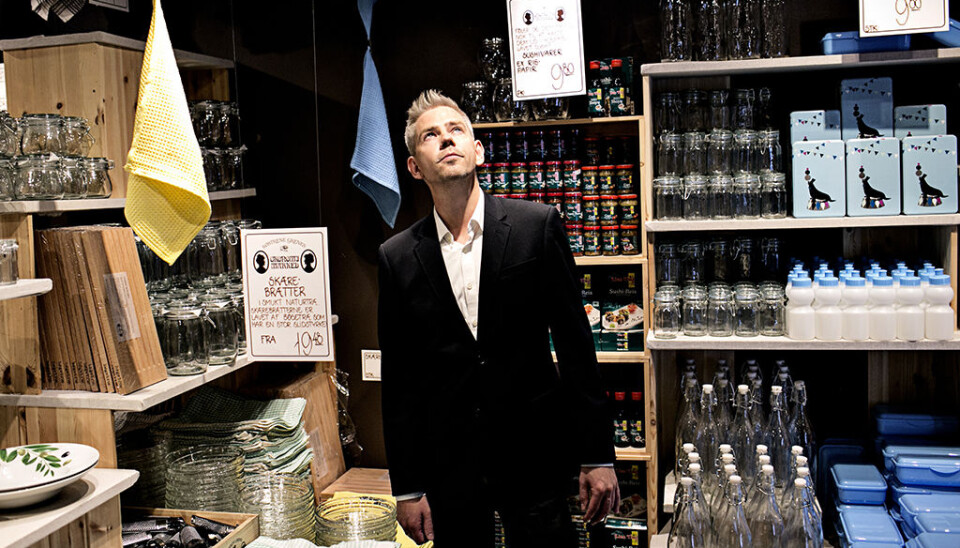 DANSK I NORGE: Det er deilig å være norsk i Danmark, heter det, men for Mikkel Grene er det deilig å være dansk i Norge. Foto: Søstrene Grene