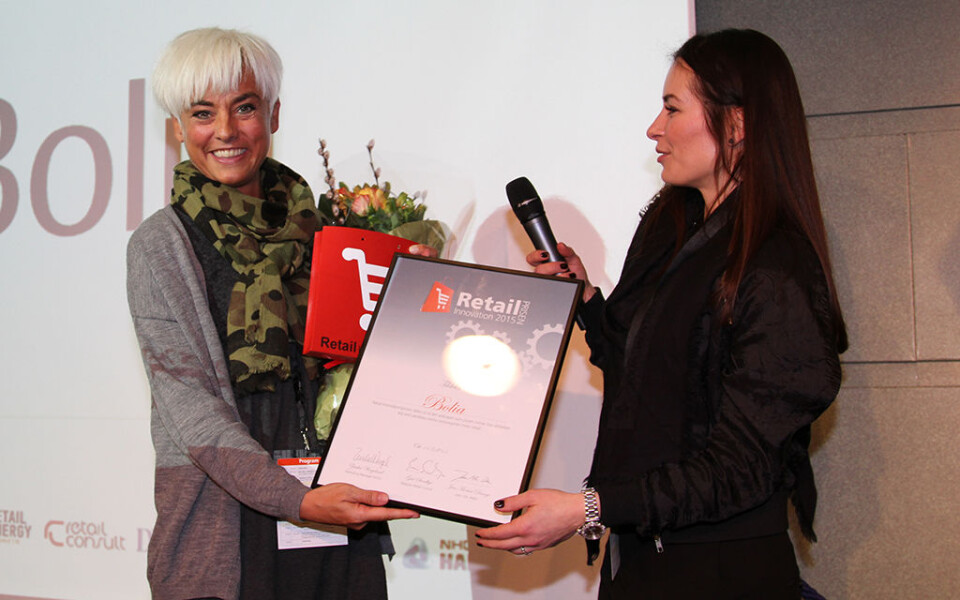 VINNER: Bolia ble vinner av prisen Retail Innovation 2015. Foto: Stig Atle Bakke