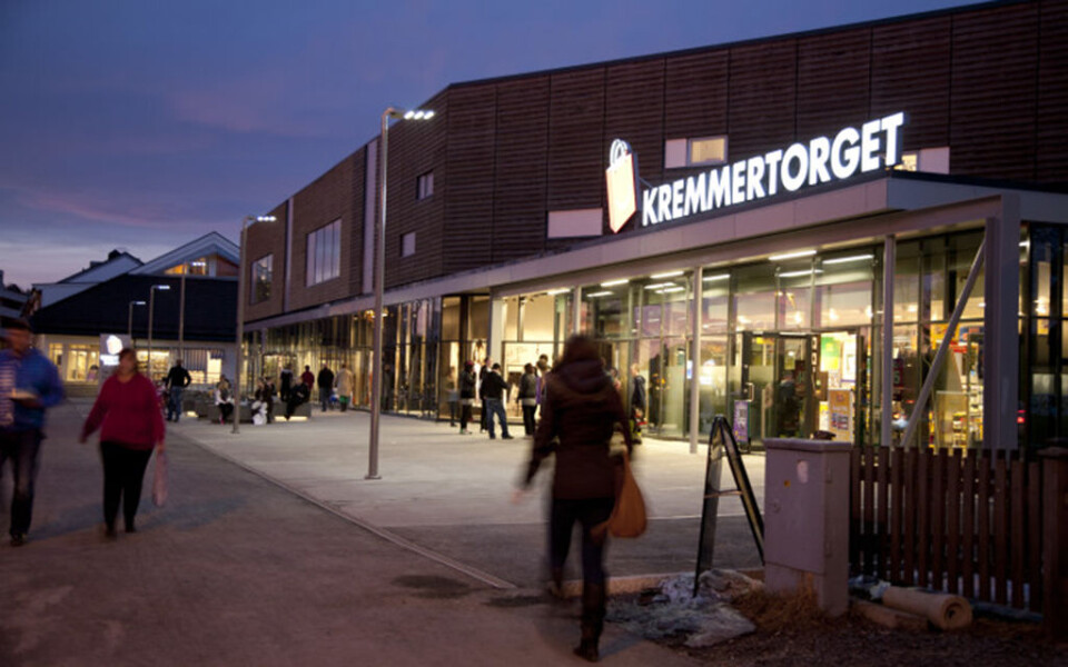 MILJØGEVINST: Kremmertorget på Elverum og andre Sektor-sentre skal energieffektiviseres. Foto: Sektor Gruppen