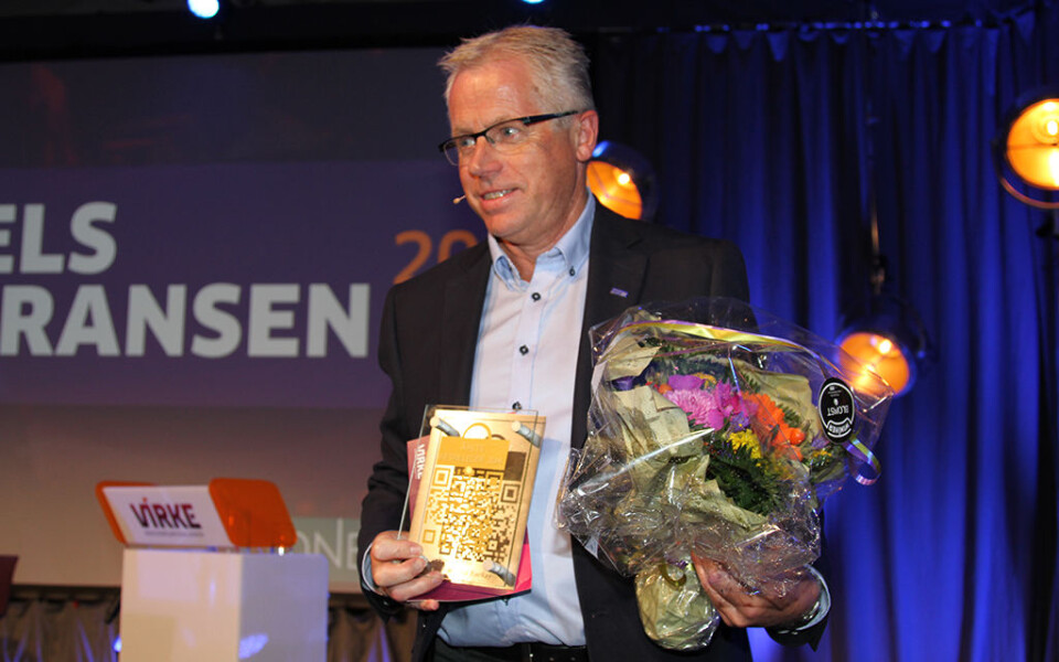 PRISVINNER: Jan Paul Bjørkøy ble kåret til Årets Retailleder. Foto: Stig Atle Bakke