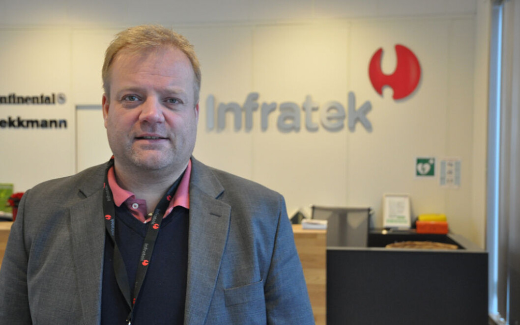 FORNØYD: Roy Tuhus i Infratek er godt fornølyd med Hennes & Mauritz-avtalen. Foto: Privat FORNØYD: Roy Tuhus i Infratek er godt fornølyd med Hennes & Mauritz-avtalen. Foto: Privat