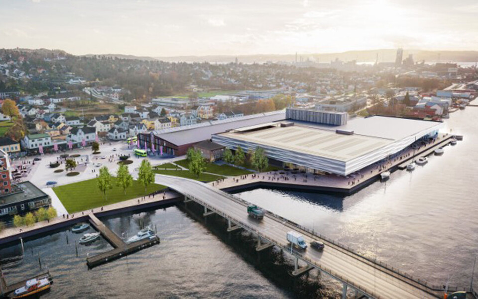 UTBYGGING: Down Town i Porsgrunn skal rustes opp. Foto: Sektor Gruppen