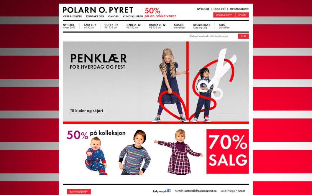OPPKJØP: Polarn O. Pyret overtar selv 24 butikker og e-handelen til Polarn O. Pyret i Norge. OPPKJØP: Polarn O. Pyret overtar selv 24 butikker og e-handelen til Polarn O. Pyret i Norge.