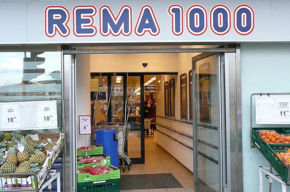 Rema 1000-butikk ved Vesterport Stadion i København. (Foto: Wikipedia)