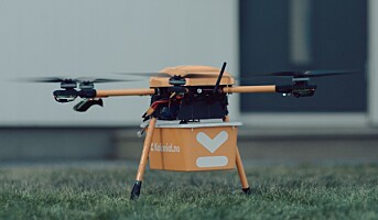 Ekspresslevering med drone på Hønefoss