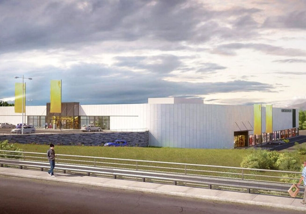 Byggingen av Hunstadsenteret er er i god gjenge. (Illustrasjon: Norconsult/V Design) Byggingen av Hunstadsenteret er er i god gjenge. (Illustrasjon: Norconsult/V Design)