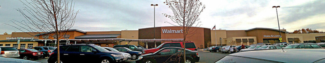 Walmart Exterior Panorama i Laurel, Maryland. (Foto: Wikipedia)