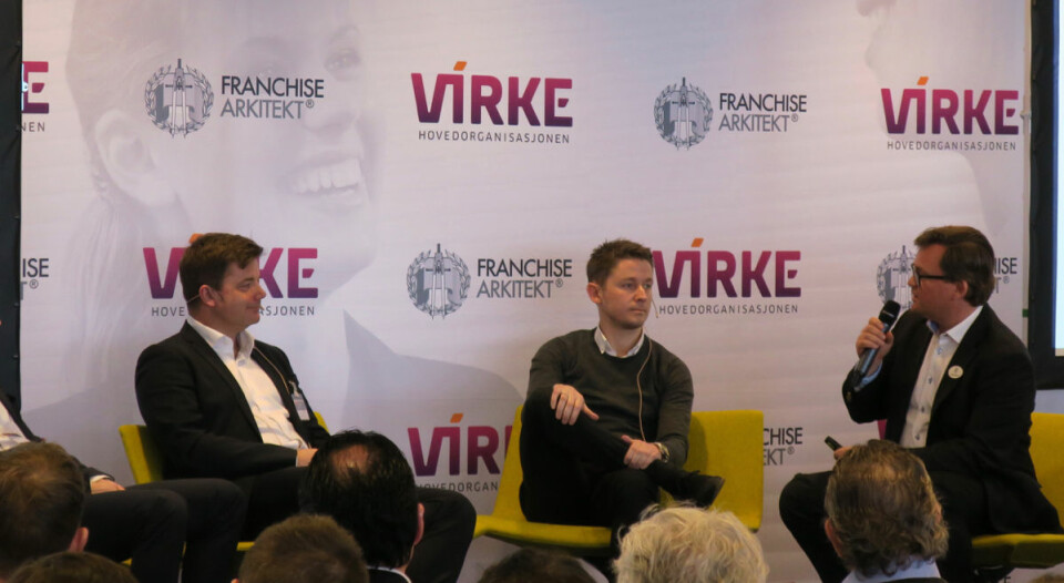 Jonas Ideström ledet paneldebatten på Franchisekonferansen i fjor.