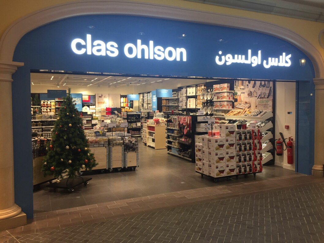 Den ene av Clas Ohlsons to butikker i Dubai ligger i Mercato Mall og åpnet i fjor høst. (Foto: Clas Ohlson)